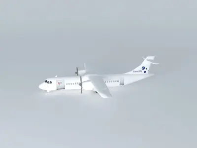 CanaryFly Airlines ATR42 Free 3D model