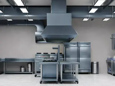 Commercial Kitchen 3D 3D model