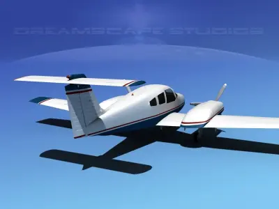 Piper PA-44-180 Seminole V11 3D model