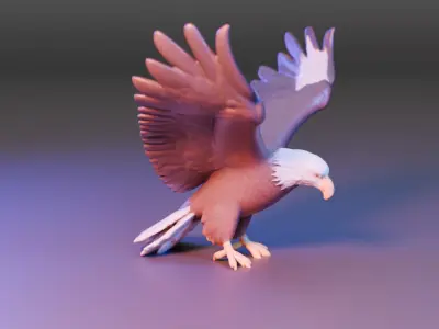 American eagle 3D print model