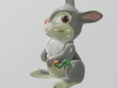 rabbit bunny figurine 3D print model