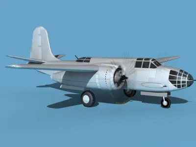 Douglas A-20A Havoc V00 3D model