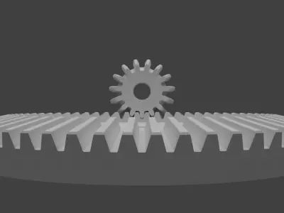 Bevel gear 3D model