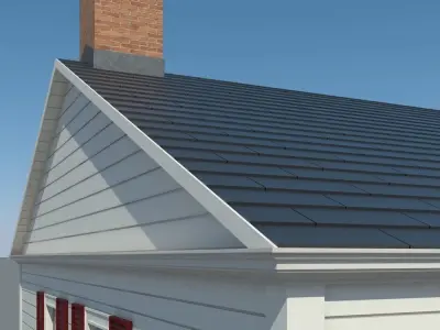 Colonial House 3 3D model