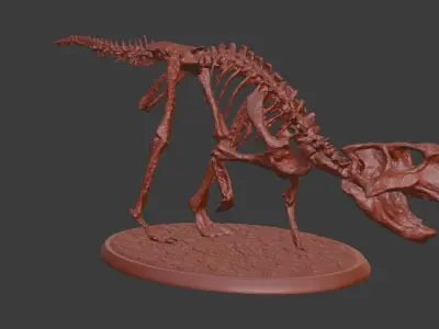 Fossil Psittacosaurus 3D print model
