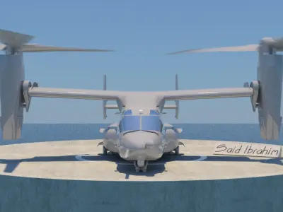 MV22 By Said Ibrahim Free 3D model