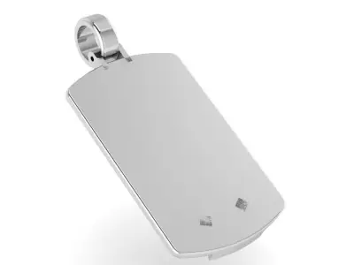 Military Textured Pendant 0613 3D print model