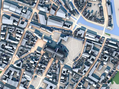 Cathedrale Notre-Dame dAmiens France 3D model