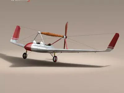 Rubber airplane 3D model