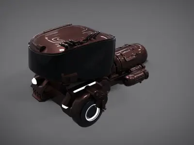 Shark robot 3D model