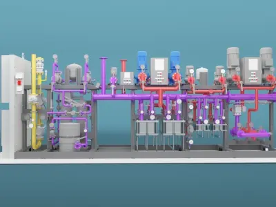 Boiler Equipment 3D model
