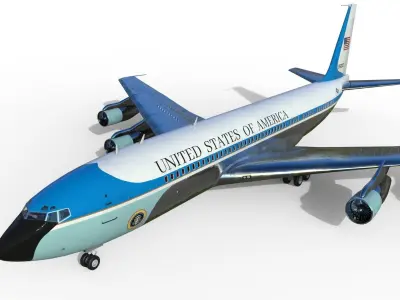 Boeing VC-137 C Air Force One 3D model