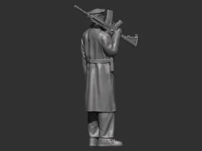 Eastern warrior 4 3D print model