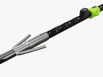 Fishing carbon arrow 3D model