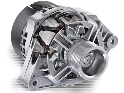 Car Alternator 3D model