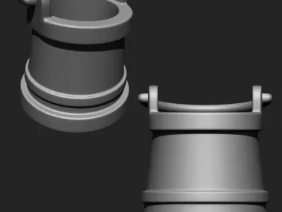 Medieval Objects Imm Brush Pack 10 in one Vol 3 3D model