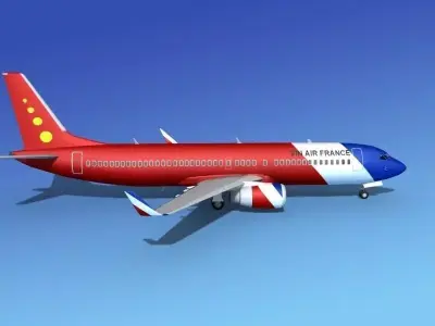 Boeing 737-800ER Vin Air France 3D model