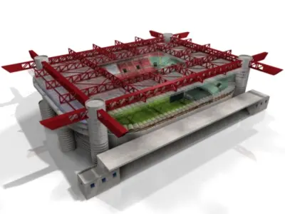 San Siro Stadium 3D model