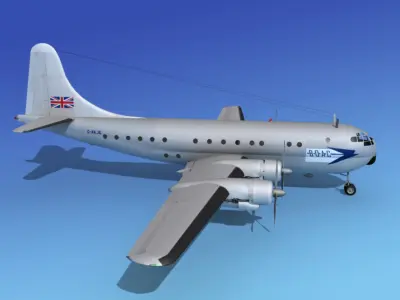 Boeing 377 BOAC 1 3D model