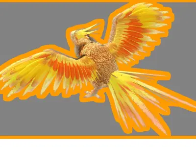  Phoenix Beautiful Rig 3D model