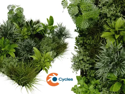 Collection plant vol 394 blender model Free 3D model