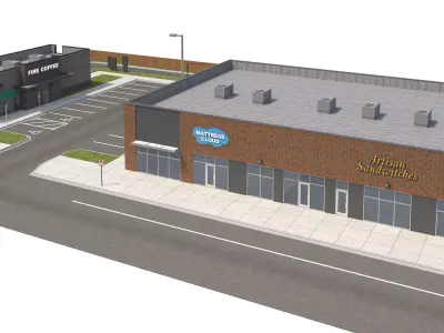 Retail-141 Retail Stores 3D model