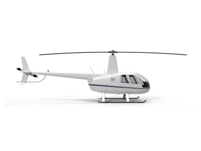 Robinson R44 Helicopter  3D model
