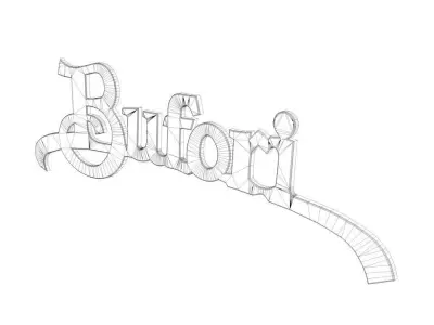 Bufori car logo Free 3D model