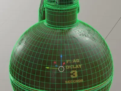 Frag Grenade 3D model