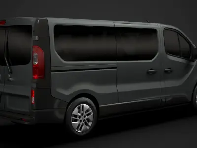 Mitsubishi Express Minibus LWB 2020 3D model
