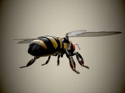 mechanical bee 3D model