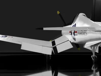 F4U-C Corsair 3D model