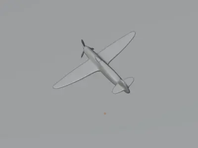 Squadron spitfire 3D model