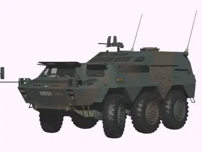 Japan Ground Self-Defense Force Type82 CCV 3D model