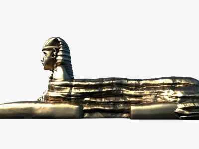 Abolhole egyptian sphinx statue Free 3D print model