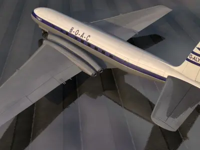 De Havilland DH 106 Comet Mk-1 3D model