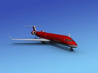 Bombardier CRJ700 Sierra Express 3D model