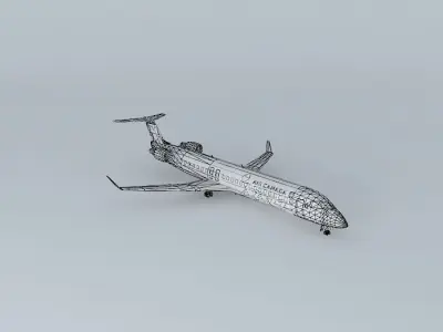 CANADIER JET 700 Free 3D model