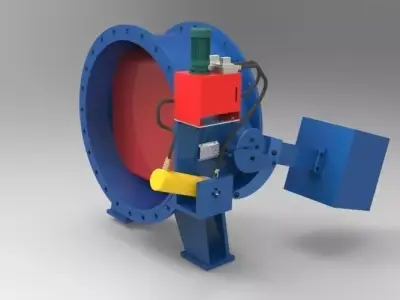 Turbine Inlet Valve Free 3D model