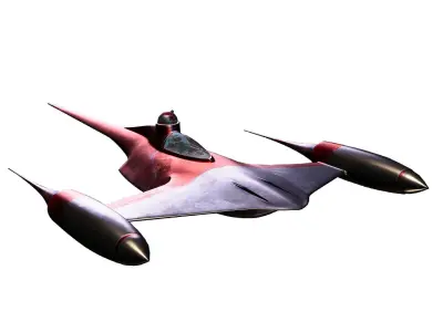 N1 Starfighter 3D model
