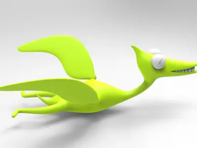 Toon Dinosaur Free 3D model