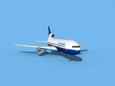 Lockheed L-1011 British Airways 1 3D model