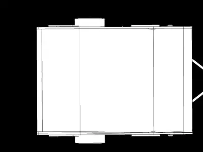 camping mobile Low-poly 3D model