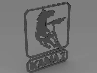Kamaz new logo 3D model