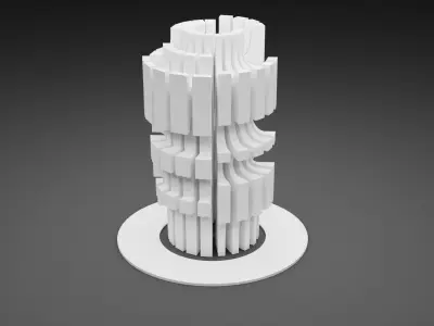 Kozara Monument 3D model