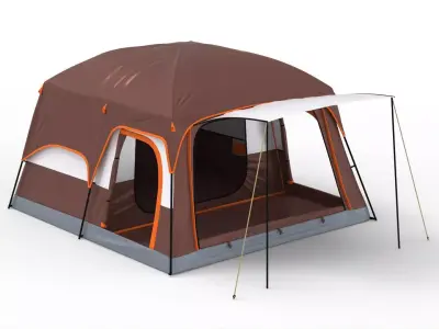 Family Camping Tent 3D model