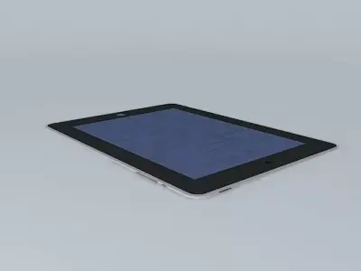 AAO flight schedules on IPad 2 Free 3D model