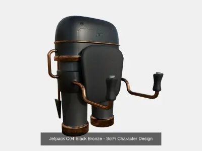 10 Jetpacks C Collection - SciFi Character Design 