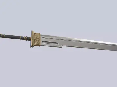 Greatsword Low-poly 3D model order