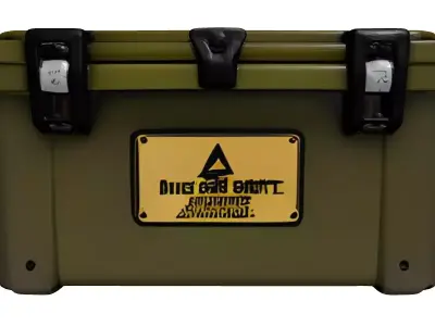 Military Storage Crate Tactical Box 3D model